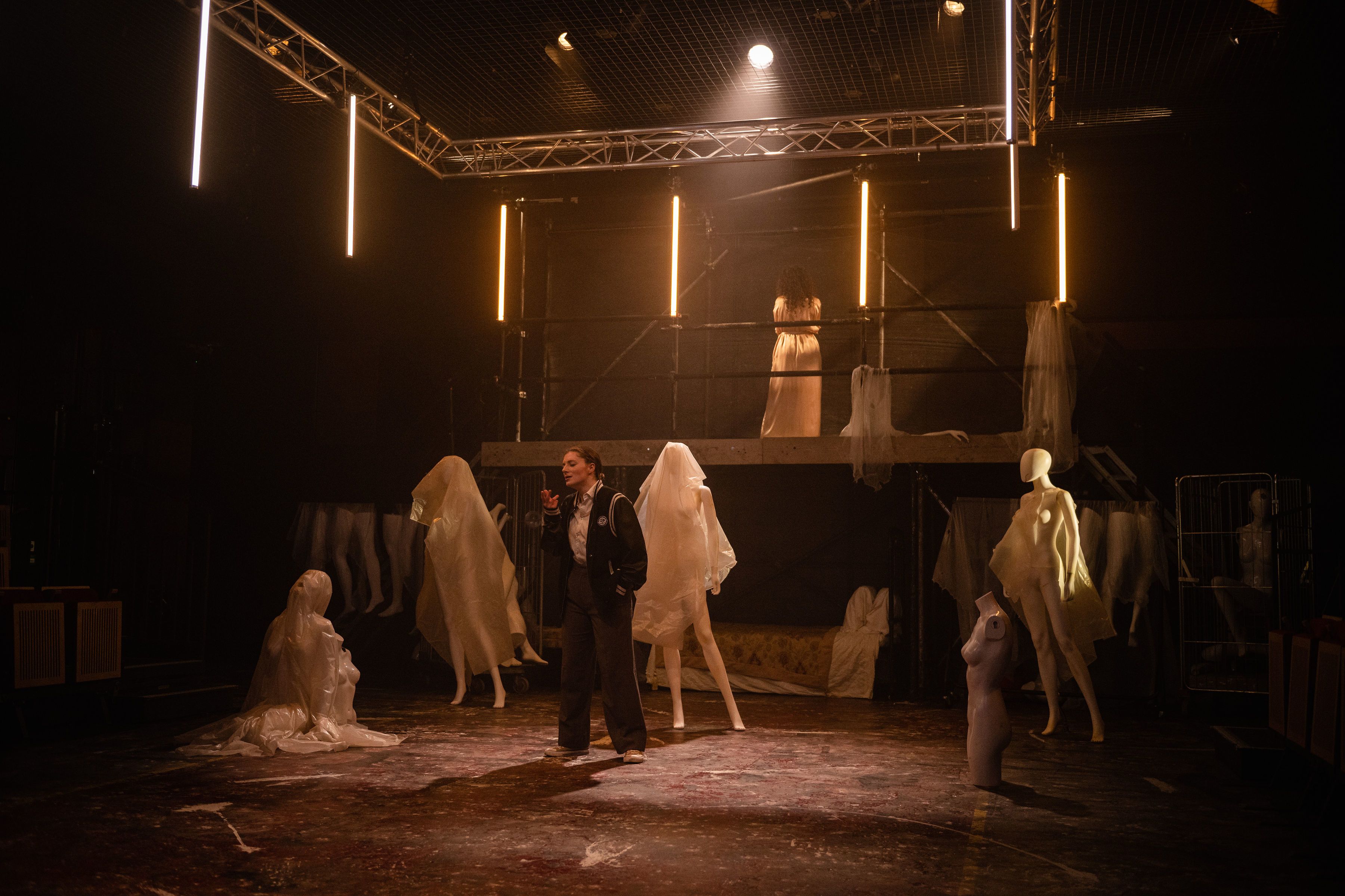 Person performing during an Opera at Guildhall School